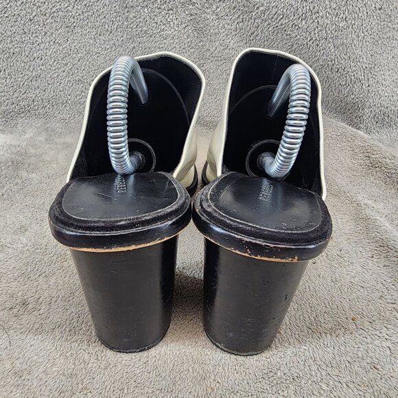 Rebecca Minkoff Shoes Womens Size 8.5 White Leather Slip On Mules *Read* - Picture 6 of 14